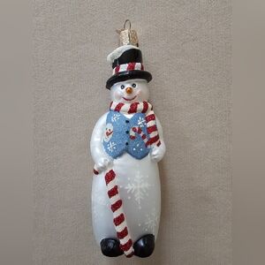 GUC Old World Christmas Snowman Ornament